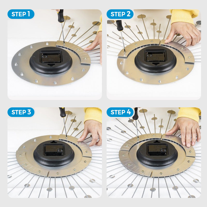 ✨🕰️ 60 % Rabatt ⚡ Kreative Strass-Wanduhr – leiser, minimalistischer Luxus für Wohnzimmer, Esszimmer und Eingangsbereich! 💎🏡