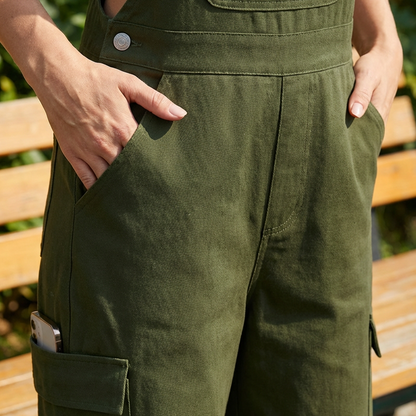 Damen Retro-Cargo-Overalls mit Taschen🔥Kauf 2 Artikel versandkostenfrei🔥