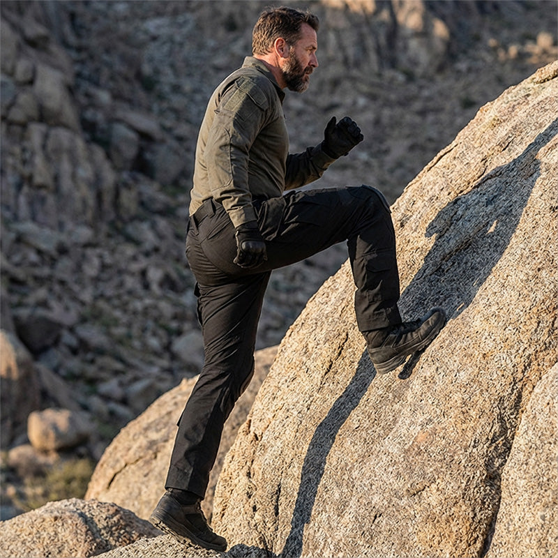 🪖👖 Männer-Taktische Cargo-Hosen mit integrierten Kniepolstern – Entwickelt für Mobilität, Haltbarkeit und missionstaugliche Lagerung