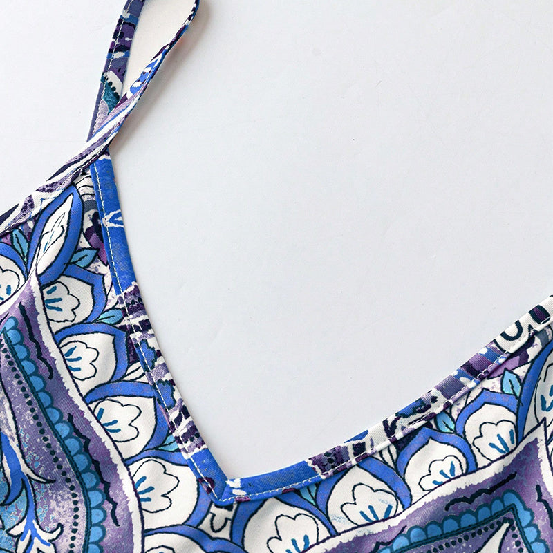 👗 50% OFF NOW! 💃 Women‘s Retro Print V-Neck Maxi Dress✨