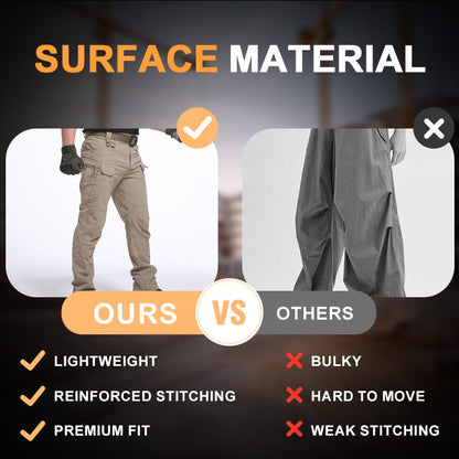 🚶🏙️ Multifunktionale Stretch-Taktikhose – Atmungsaktiv, Versteckte Taschen & Volle Bewegungsfreiheit ⚡