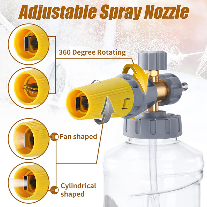 📢📢50 % Rabatt!! ⏰💦 Hochdruck-Schaumpistole für die Autowäsche - Entfernt schonend hartnäckigen Schmutz & schützt den Lack | PROFESSIONELLE AUTOWASCHE ZU HAUSE🚗