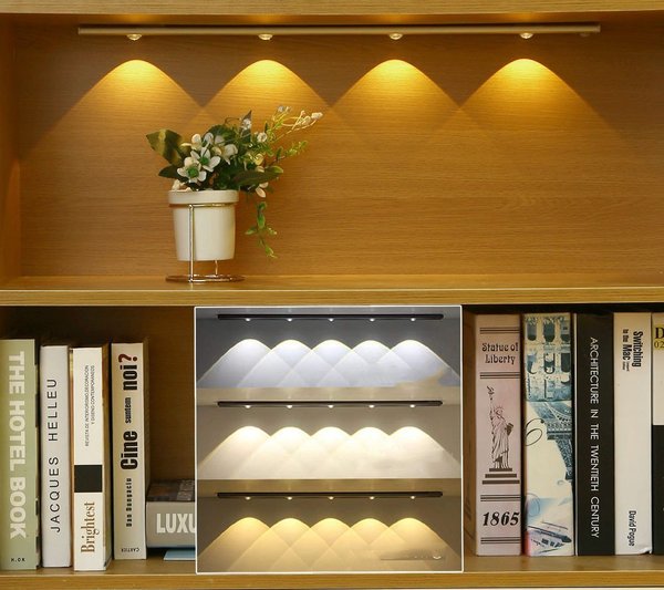 💡LED-Schrankleuchte mit Bewegungsmelder (🔥4 Stück, kostenloser Versand)
