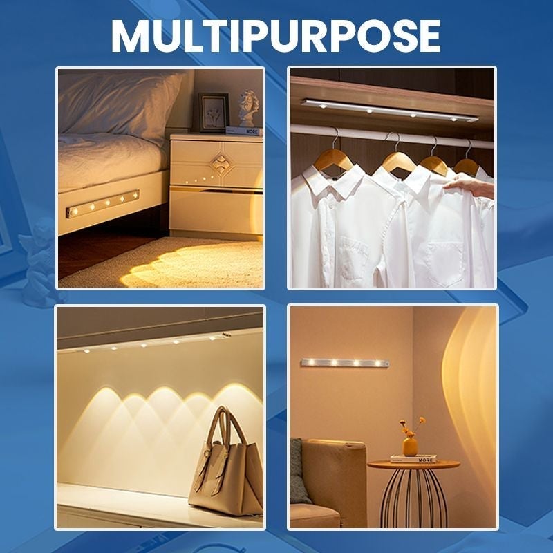 💡LED-Schrankleuchte mit Bewegungsmelder (🔥4 Stück, kostenloser Versand)