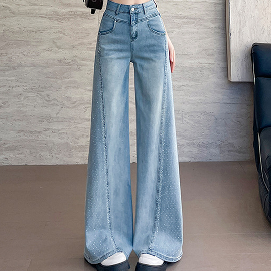 👖 Verzierte Damen-Flare-Jeans – Der ultimative Look für den Abend