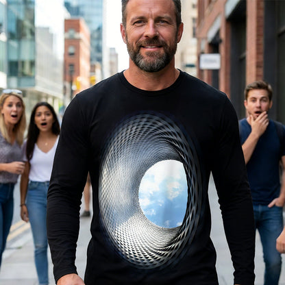 Herren-Top mit 3D-Digitaldruck