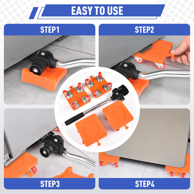 ✨🔥Möbelheber mit Transportrollen – Praktische Hilfe zum Verschieben schwerer Gegenstände