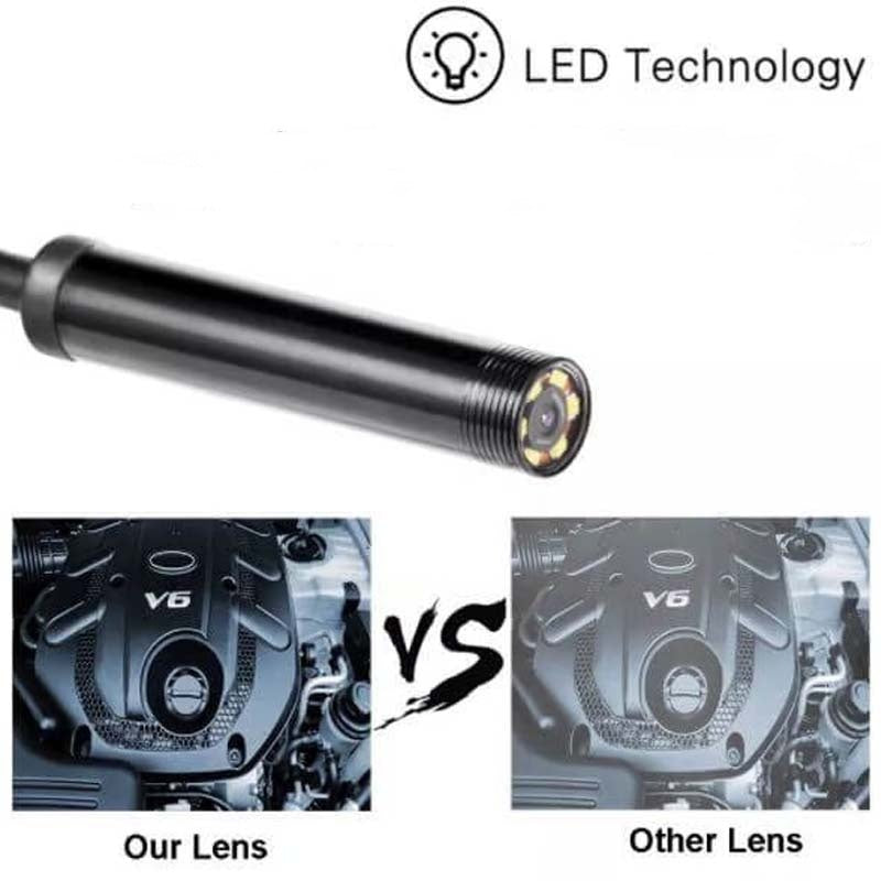 Wasserdichte USB-Endoskopkamera mit LED