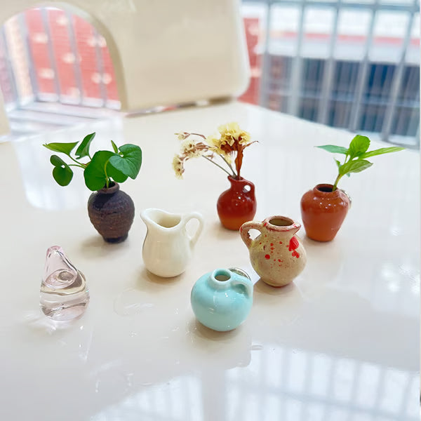 🎁Weihnachtsangebot🌸Mini-Keramikvase als Kühlschrankmagnet