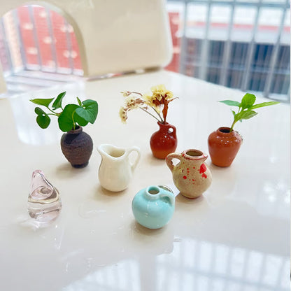 🎁Weihnachtsangebot🌸Mini-Keramikvase als Kühlschrankmagnet
