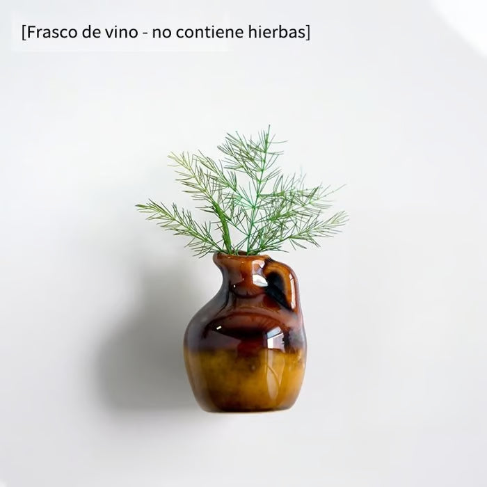 🎁Weihnachtsangebot🌸Mini-Keramikvase als Kühlschrankmagnet