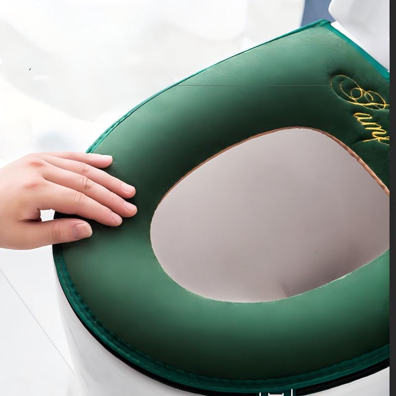 🔥HEISSER VERKAUF 50 % RABATT✨Wasserdichter Toilettensitzbezug mit Reißverschluss und Griff