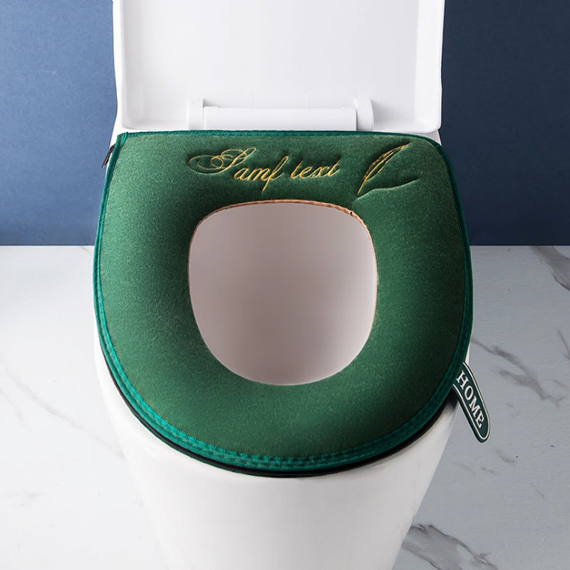 🔥HEISSER VERKAUF 50 % RABATT✨Wasserdichter Toilettensitzbezug mit Reißverschluss und Griff