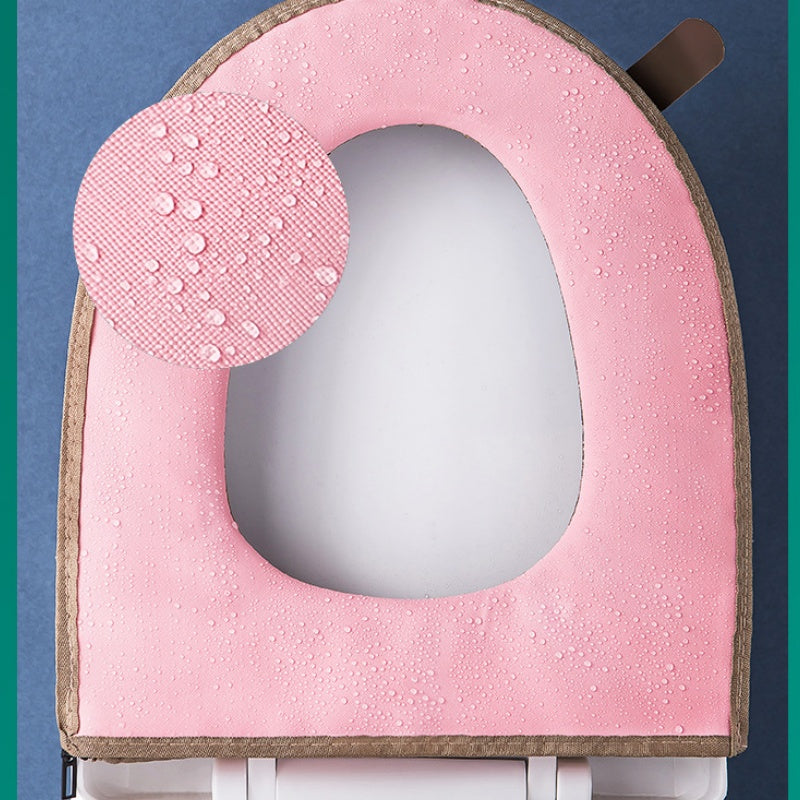 🔥HEISSER VERKAUF 50 % RABATT✨Wasserdichter Toilettensitzbezug mit Reißverschluss und Griff