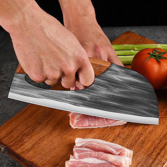 🔪 60% RABATT! ✨ Multifunktionales Edelstahl-Küchenmesser – Kraftersparnis – Scharfe Klinge, Ergonomischer Griff &amp; Rostfrei 🍳