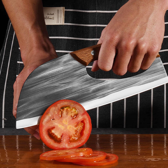 🔪 60% RABATT! ✨ Multifunktionales Edelstahl-Küchenmesser – Kraftersparnis – Scharfe Klinge, Ergonomischer Griff &amp; Rostfrei 🍳