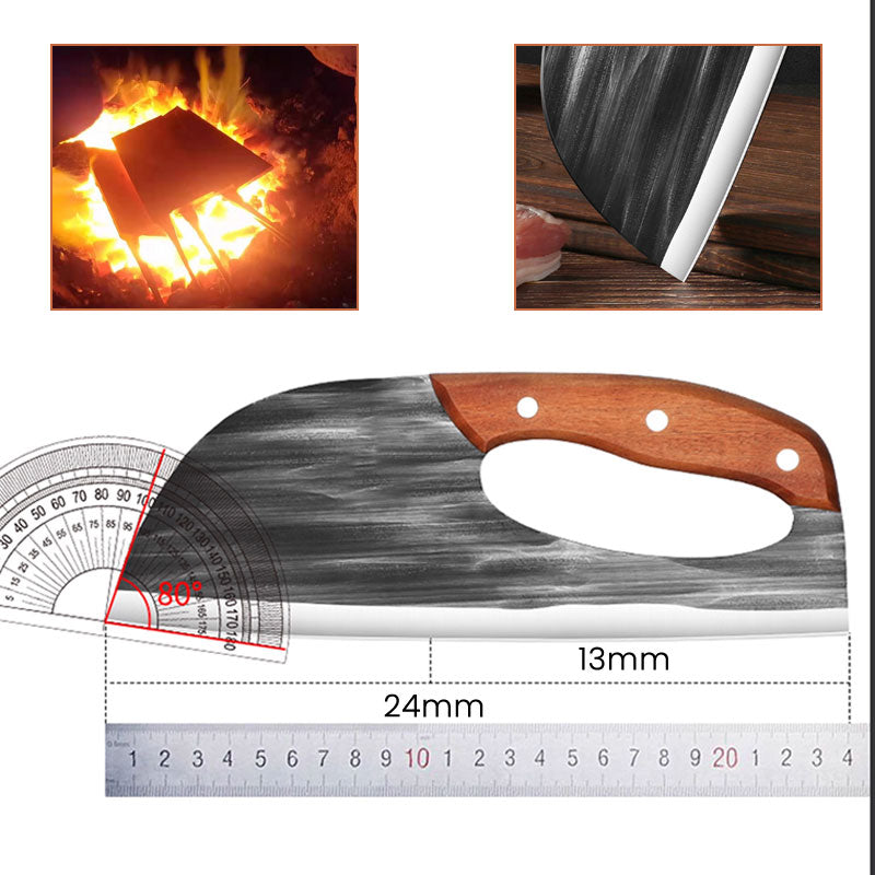 🔪 60% RABATT! ✨ Multifunktionales Edelstahl-Küchenmesser – Kraftersparnis – Scharfe Klinge, Ergonomischer Griff &amp; Rostfrei 🍳