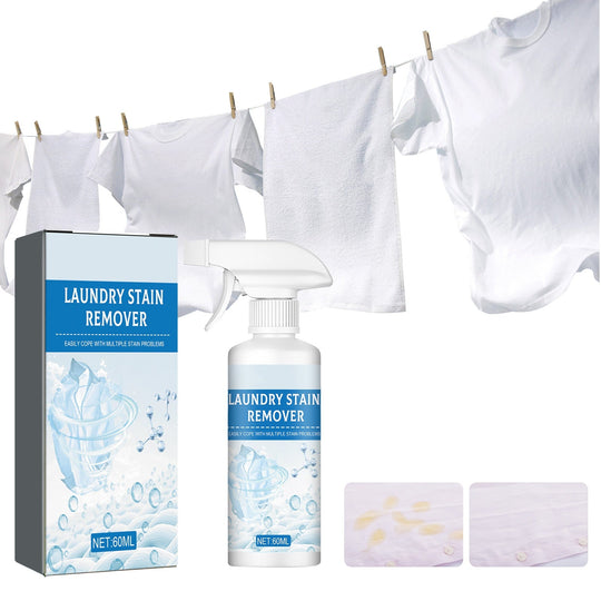 💎 50% RABATT! 💎 Kraftvolles Fleckenentferner-Spray – Entfernt Fett, Schweiß &amp; Essensreste in Sekunden, sanft zu allen Stoffen 🧼✨