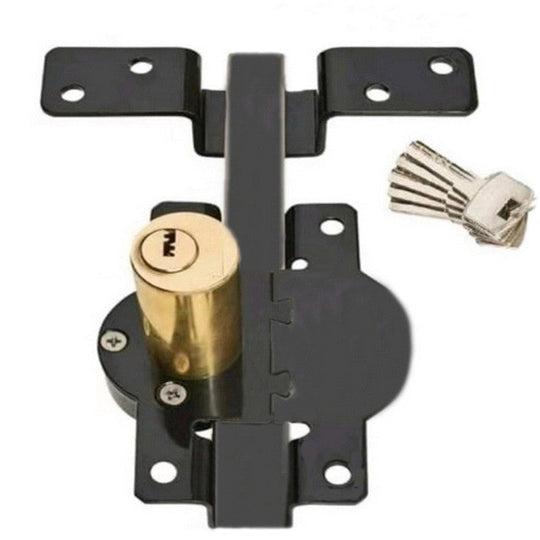 💎 50% RABATT! 💎 Doppelseitiges Hoftor-Schloss 50/70 mm – Robustes Eisenschloss mit Langriegel &amp; 5 Schlüsseln für Innen &amp; Außen 🔒🚪