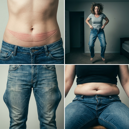 Damen-Retro-Cropped-Straight-Leg-Jeans