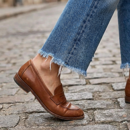 Damen-Retro-Cropped-Straight-Leg-Jeans