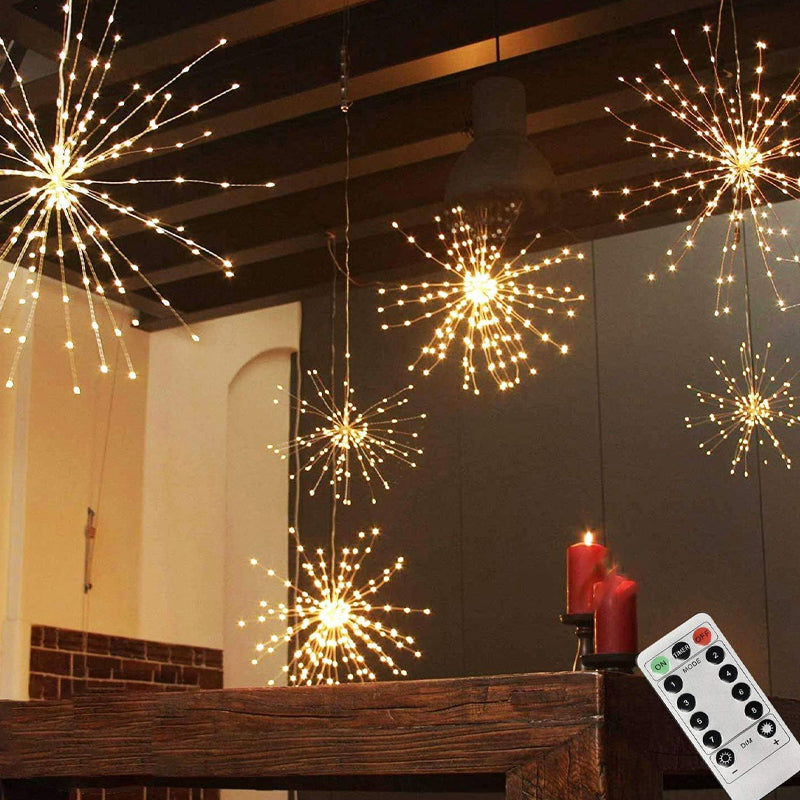 ✨🎆 50% RABATT! Solar-Feuerwerks-Lichterkette: 280 warmweiße LEDs, 8 Leuchtmodi 🌿💡 für Garten, Party &amp; Terrasse – wasserdicht &amp; dekorativ