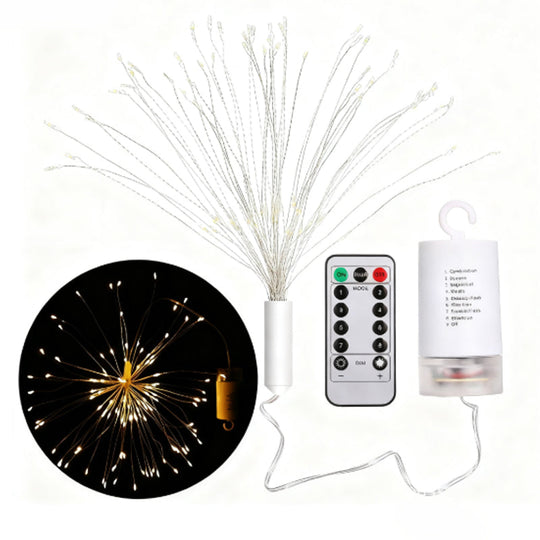✨🎆 50% RABATT! Solar-Feuerwerks-Lichterkette: 280 warmweiße LEDs, 8 Leuchtmodi 🌿💡 für Garten, Party &amp; Terrasse – wasserdicht &amp; dekorativ