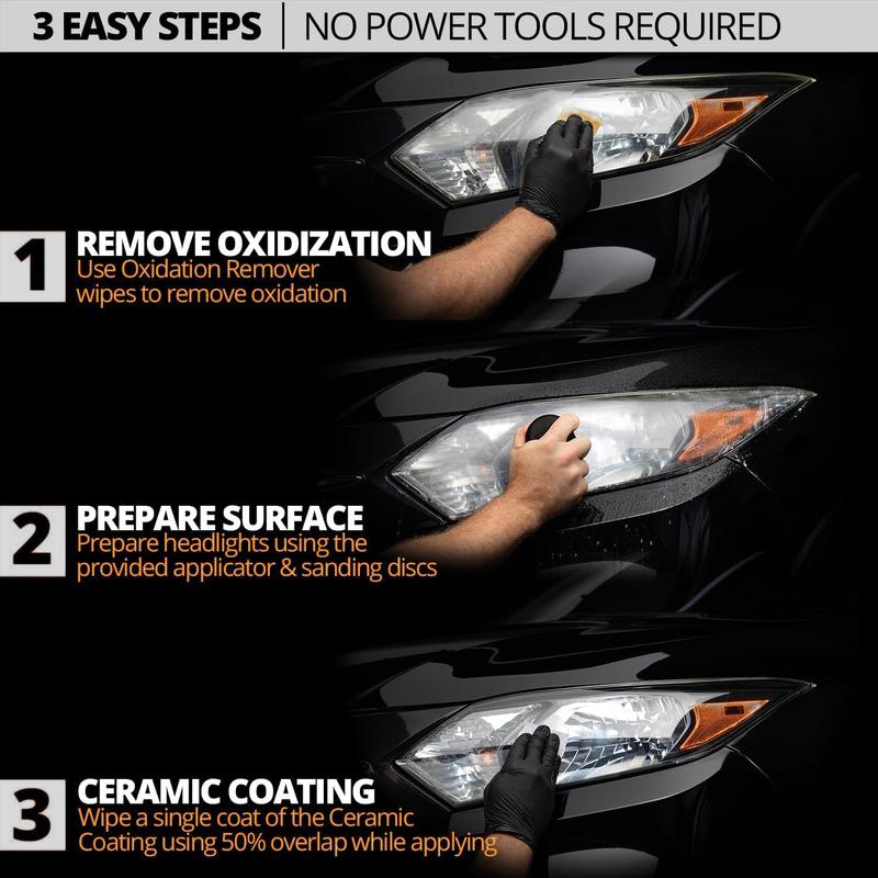 🌞Frühlingserwachen: 50% Rabatt!🚗 Scheinwerfer-Restaurierungsflüssigkeit – Gegen Vergilbung &amp; Oxidation – Für klare Sicht &amp; UV-Schutz – Einfache Anwendung