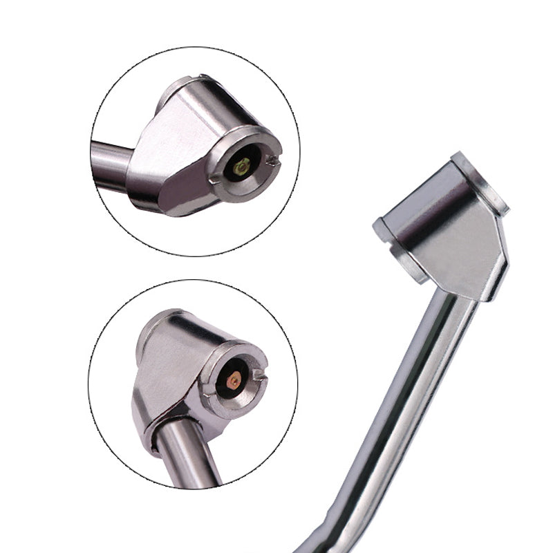 💎 -50% ANGEBOT! 💎 Hochleistungs-Reifenfüller: Mit Manometer &amp; Doppelkopf für Auto &amp; Moto