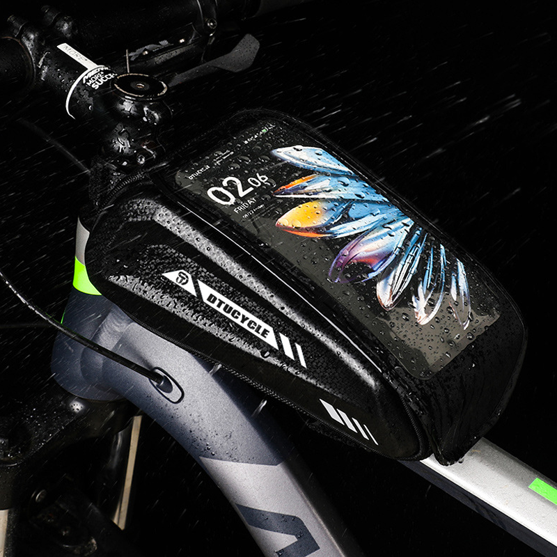 🚴 50% RABATT! 📱 Wasserdichte Fahrrad Oberrohrtasche – Hardcase Handyhalter, Perfekt für MTB &amp; Rennrad 🗺️