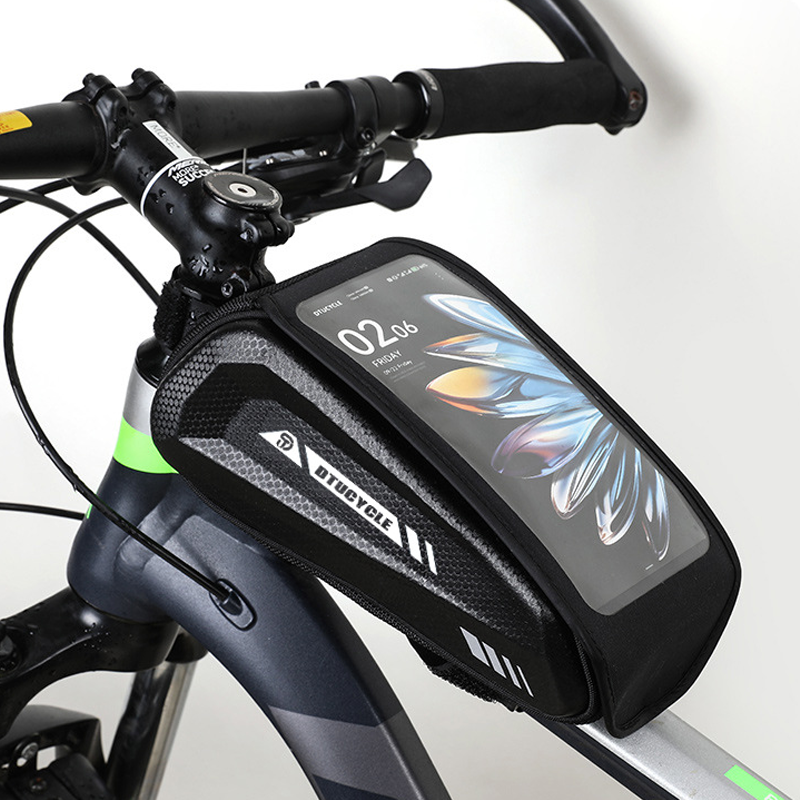 🚴 50% RABATT! 📱 Wasserdichte Fahrrad Oberrohrtasche – Hardcase Handyhalter, Perfekt für MTB &amp; Rennrad 🗺️