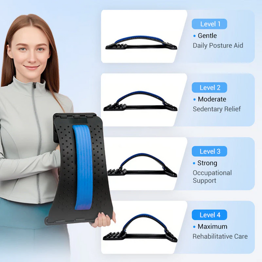 🔥 48% OFF TODAY! 🧘‍♂️Magnetic Lumbar Stretcher – Acupressure Massage, Portable Design &amp; Relieves Back Pain ✨