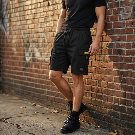 🩳 50% RABATT! 🌿 Lässige Cargo-Shorts für Herren mit Kordelzug – Viele Taschen, Bequeme Passform & Perfekt für Warme Tage ☀️