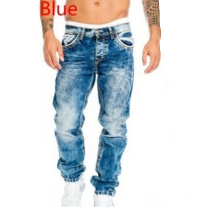 👖 50% RABATT! 🎉 Kreative Schlichte Stretch-Jeans für Herren im Emotional-Rock-Stil – Bequeme Passform, Moderner Look & Perfekt Für Den Alltag 💙