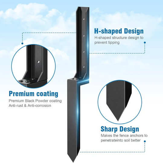 Reparaturset für Hochleistungs-Zaunpfosten