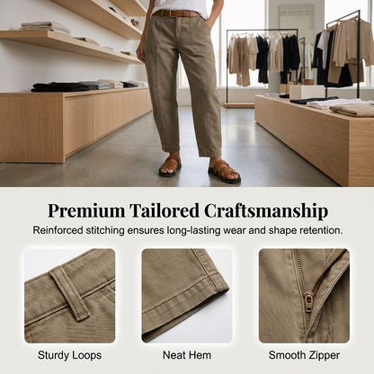 Utility-Hose für Damen mit hoher Taille und schmal zulaufendem Schnitt