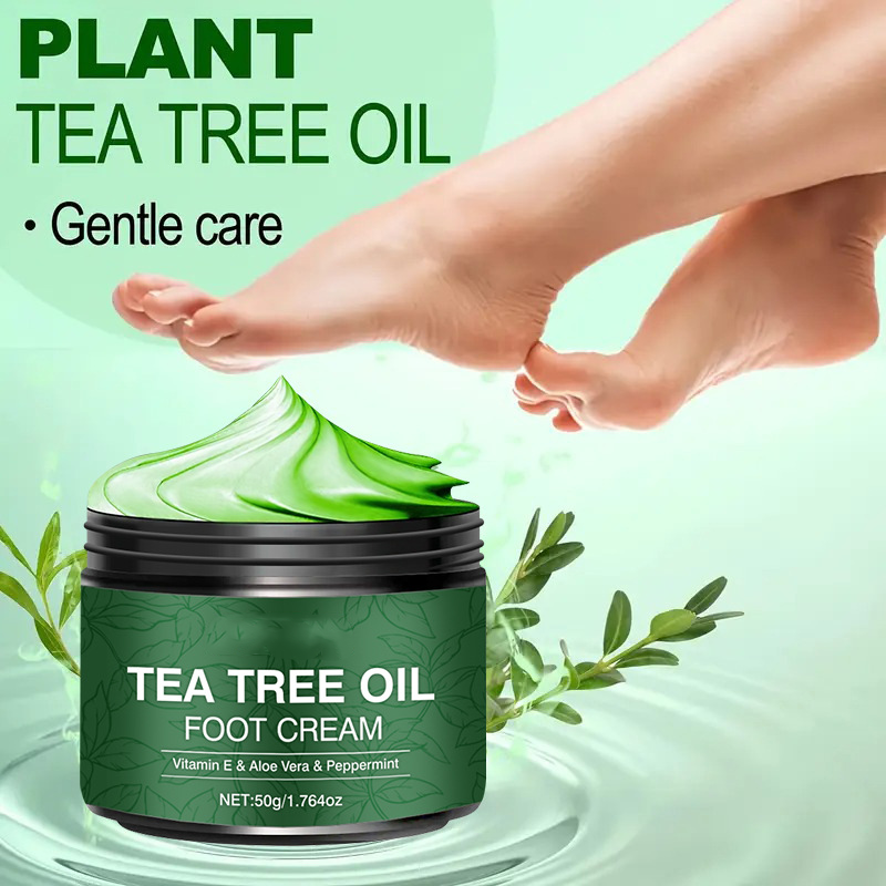 ✨💝Beruhigende Fußcreme mit Aloe Vera &amp; Teebaumöl