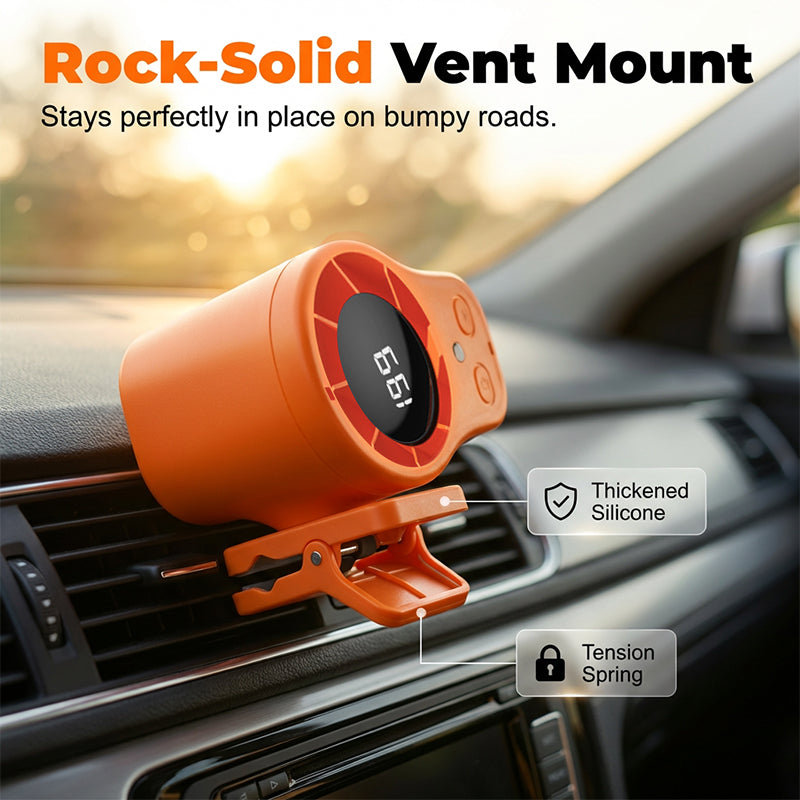 Freihändiger Ventilator mit LED-Anzeige