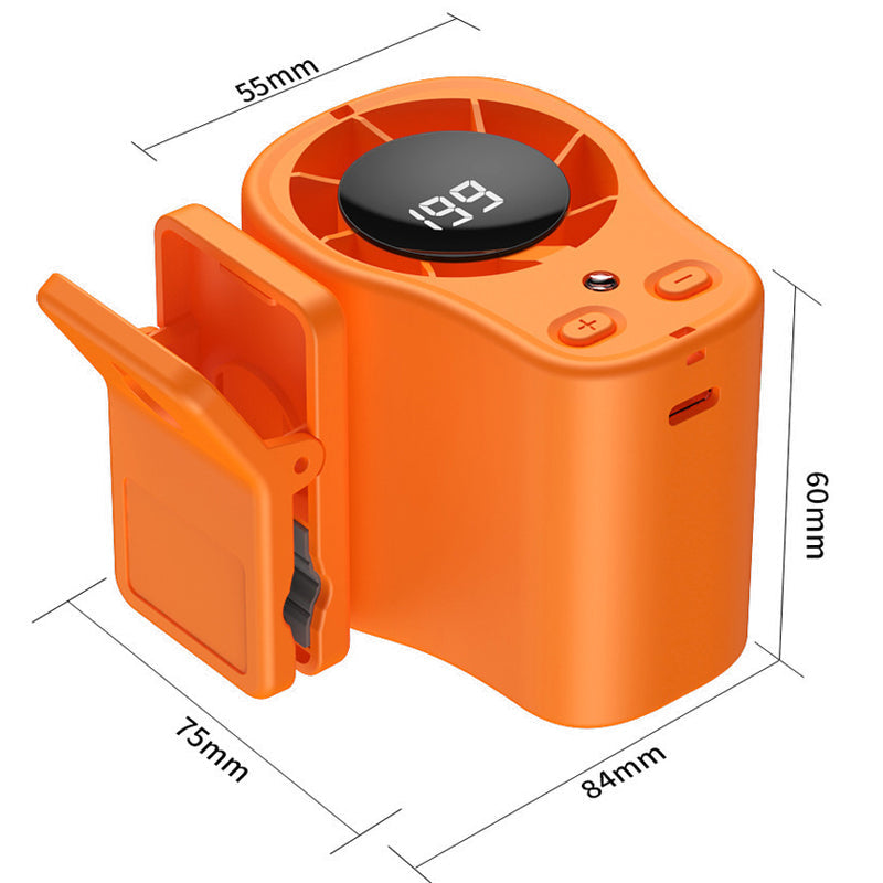 Freihändiger Ventilator mit LED-Anzeige