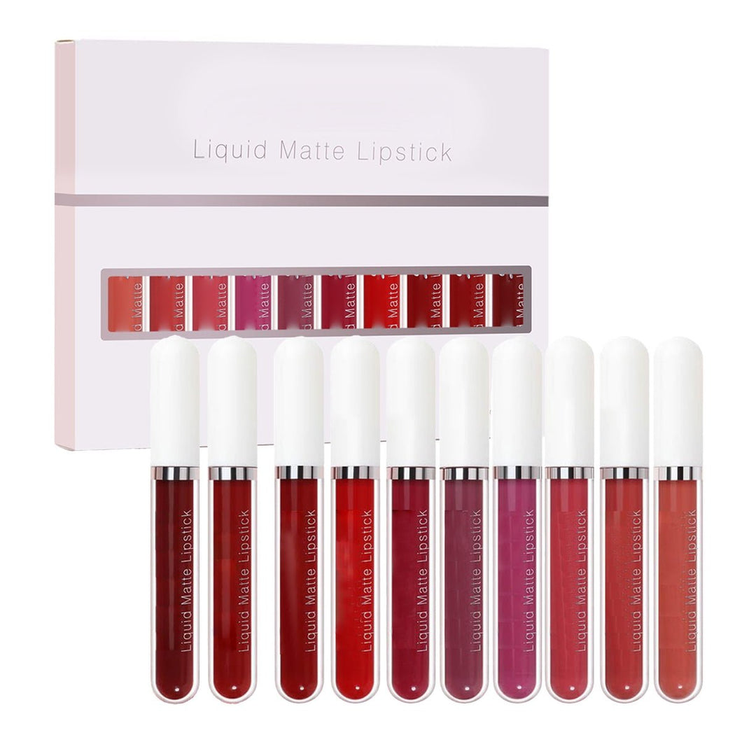 💄 LIMITIERTES ANGEBOT: 50% RABATT! 💋 18er-Set Mattierender Lipgloss – Langanhaltend, Wasserdicht &amp; Vitamin-E-Pflege 🎁