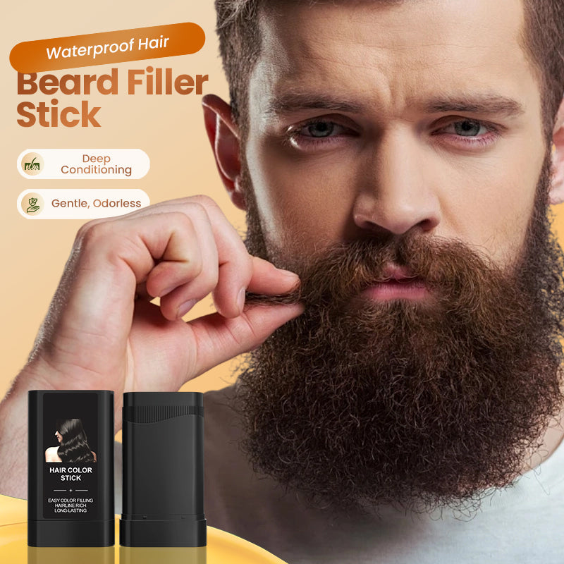 🧔‍♂️ Waterproof Hair &amp; Beard Filler Stick – Erase Grays, Instantly Natural! ✨