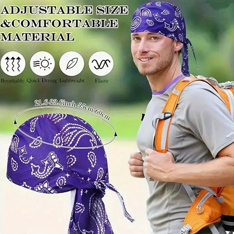 ⏳🔥LIMITED-TIME 50% OFF! 🏍️ Classic Biker &amp; Sports Headwrap – Stylish &amp; Comfortable for Every Ride ✨