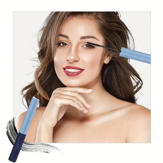 🔥LIMITED TIME 55% OFF! 💖 2.5mm Micro-Brush Mascara – 24H Waterproof, Lash-Lifting &amp; Lengthening