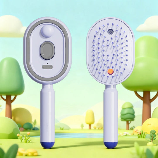 💆‍♀️ 50% OFF NOW! 💧 Electric Spray &amp; Massage Hair Brush – Soothing Scalp Massage, Fine Mist Spraying &amp; Smooth Hair Care – Detangle, Nourish, Relax ✨