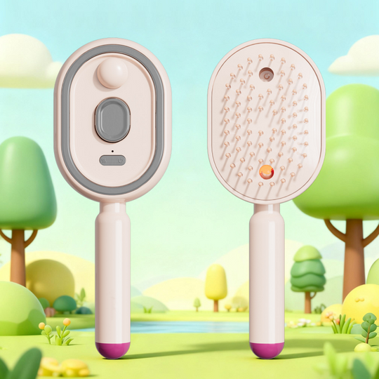 💆‍♀️ 50% OFF NOW! 💧 Electric Spray &amp; Massage Hair Brush – Soothing Scalp Massage, Fine Mist Spraying &amp; Smooth Hair Care – Detangle, Nourish, Relax ✨