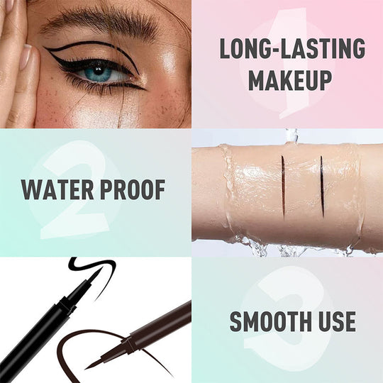 🔥 BUY 1 GET 1 FREE | Waterproof Liquid Eyeliner Pen – Smudge-Proof, Sweat-Proof &amp; Long-Lasting All Day