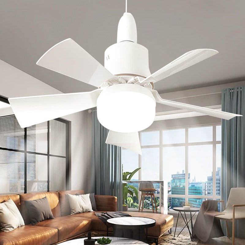🔥40W LED Ceiling Fan Light – 20.5” Ultra-Quiet with Remote 🎯 | E27 + FREE B22 Adapter 🔌 | For Bedroom 😴, Kitchen 👩‍🍳 &amp; Garage 🛠️ – UK Ready! 🇬🇧