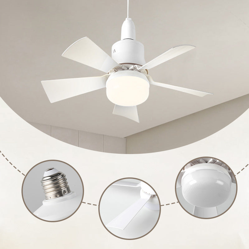 🔥40W LED Ceiling Fan Light – 20.5” Ultra-Quiet with Remote 🎯 | E27 + FREE B22 Adapter 🔌 | For Bedroom 😴, Kitchen 👩‍🍳 &amp; Garage 🛠️ – UK Ready! 🇬🇧