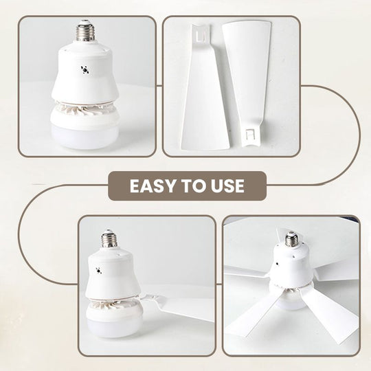 🔥40W LED Ceiling Fan Light – 20.5” Ultra-Quiet with Remote 🎯 | E27 + FREE B22 Adapter 🔌 | For Bedroom 😴, Kitchen 👩‍🍳 &amp; Garage 🛠️ – UK Ready! 🇬🇧