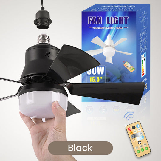 🔥40W LED Ceiling Fan Light – 20.5” Ultra-Quiet with Remote 🎯 | E27 + FREE B22 Adapter 🔌 | For Bedroom 😴, Kitchen 👩‍🍳 &amp; Garage 🛠️ – UK Ready! 🇬🇧
